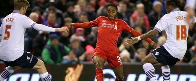 Liverpool's Raheem Sterling