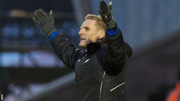 St Mirren manager Gary Teale