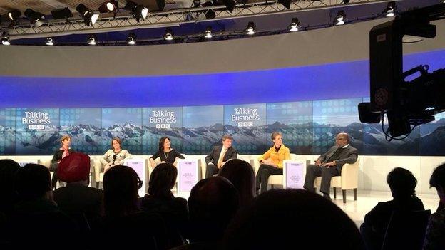 Talking Business debate at Davos