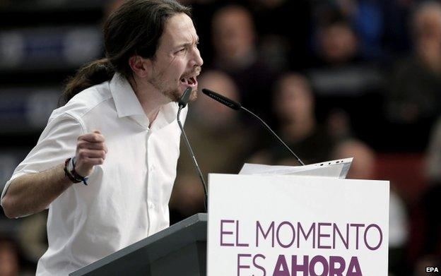 Podemos General Secretary Pablo Iglesias