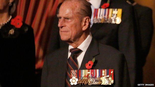 Prince Philip, London, 2014