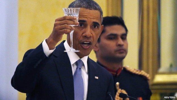 President Obama has pledged to further improve ties with India