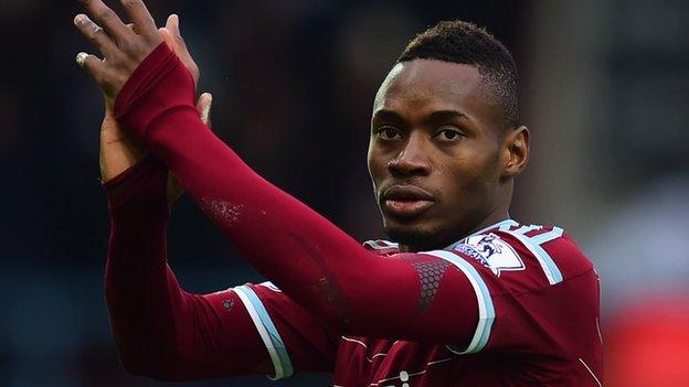 West Ham striker Diafra Sakho