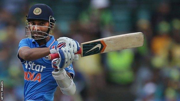 India's Ajinkya Rahane