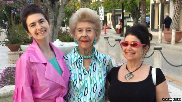 Marianne Balshone with her daughter and granddaughter