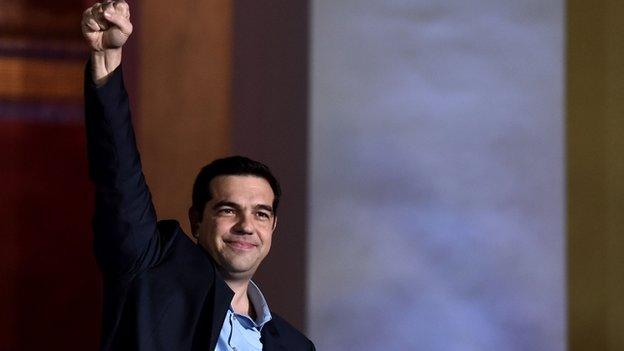 Syriza leader Alexis Tsipras