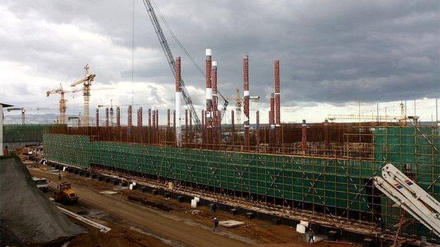 Great Mosque of Algiers construction site