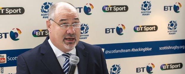 Scottish Rugby chief executive Mark Dodson