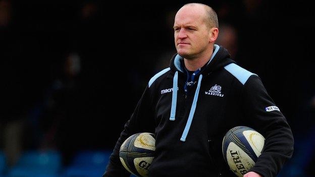 Glasgow Warriors coach Gregor Townsend