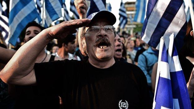 Golden Dawn rally, May 2014