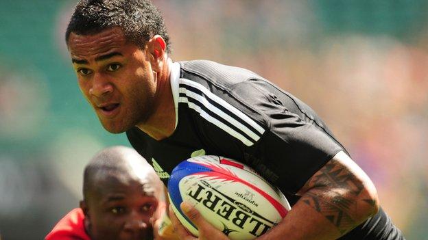 All Blacks winger Frank Halai