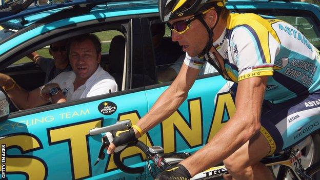 Lance Armstrong at Astana