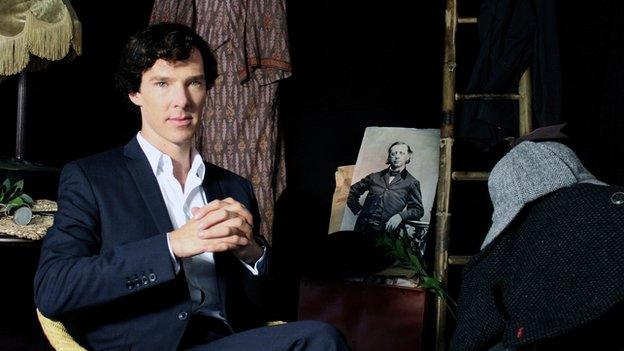 Benedict Cumberbatch as Sherlock Holmes