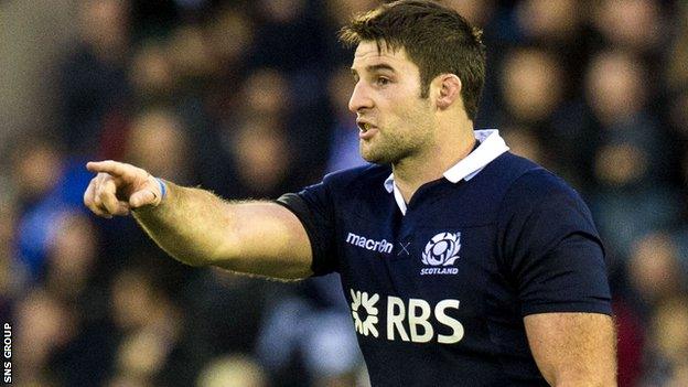 Johnnie Beattie won the last of his 35 Scotland caps against Tonga in November