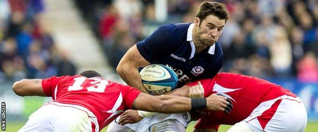 Johnnie Beattie against Tonga