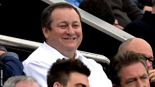 Sports Direct owner Mike Ashley