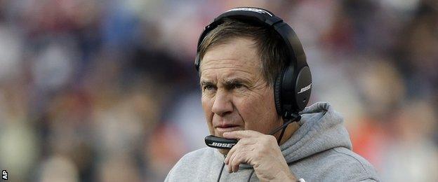 New England Patriots coach Bill Belichick