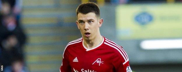 Aberdeen midfielder Ryan Jack