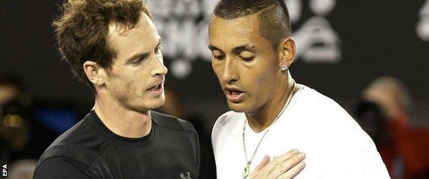 Andy Murray and Nick Kyrgios