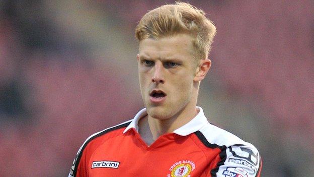 Crewe centre-half Harry Davis