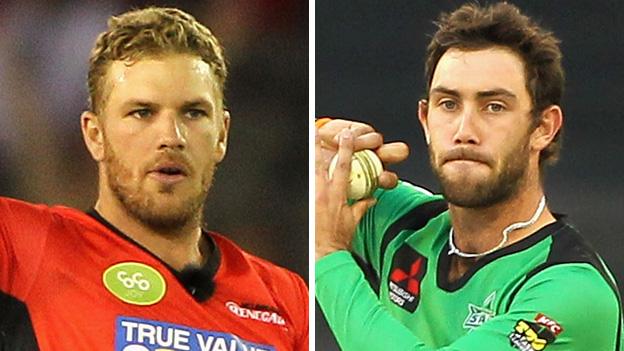 Aaron Finch and Glenn Maxwell