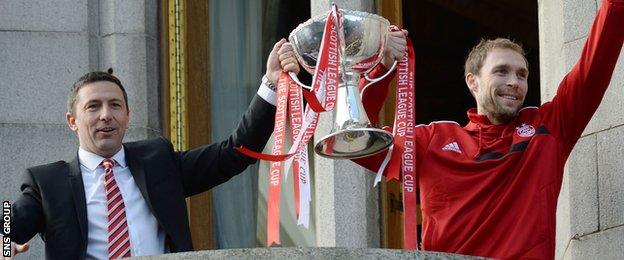 Aberdeen brought the League Cup home last season