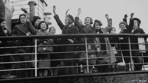 Child refugees fled Germany in what was known as the Kindertransport