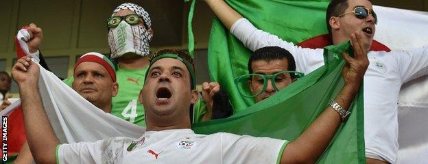 Algeria fans