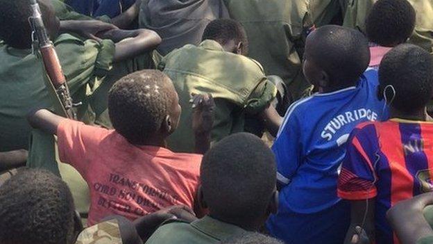 Child soldiers in South Sudan - Tuesday 27 January 2015