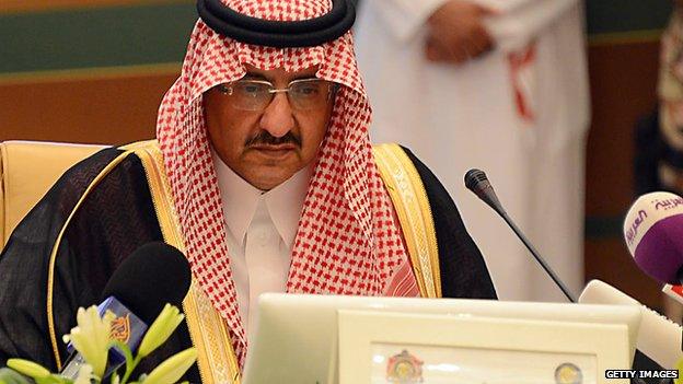 Prince Mohammed bin Nayef, pictured in Riyadh in 2012