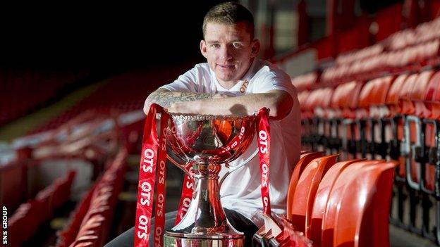 Aberdeen midfielder Jonny Hayes