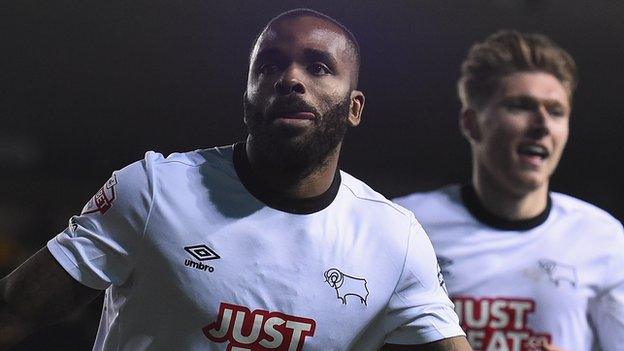 Derby striker Darren Bent