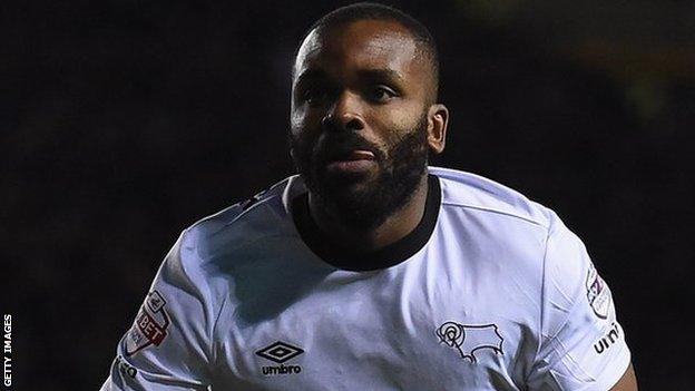 Derby striker Darren Bent