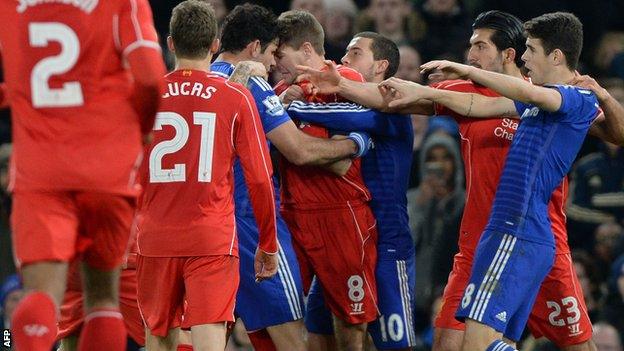 Diego Costa & Steven Gerrard