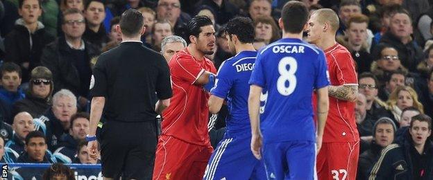 Emre Can and Diego Costa