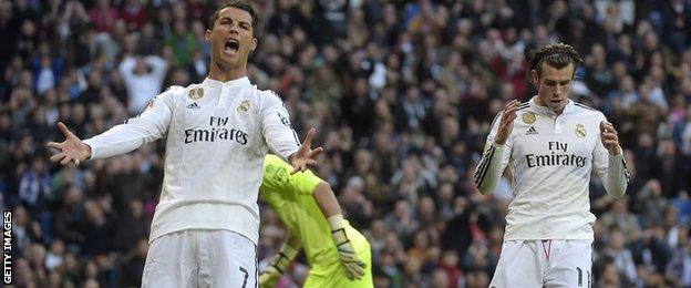 Gareth Bale and Cristiano Ronaldo