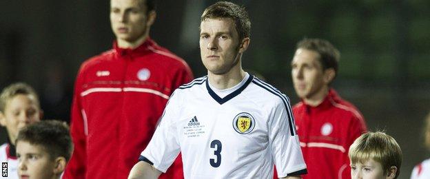 Scotland defender Paul Dixon