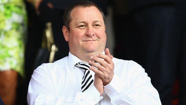 Newcastle United owner Mike Ashley