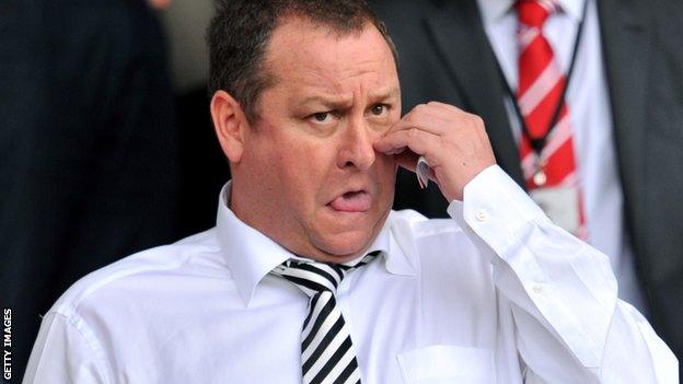 Newcastle United owner Mike Ashley