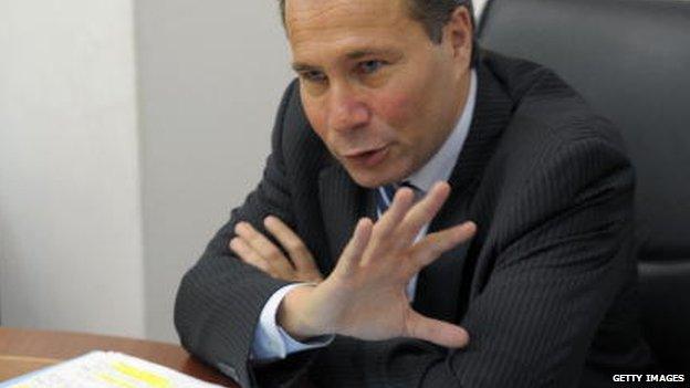 Alberto Nisman gives a news conference in Buenos Aires on 20 May, 2009.