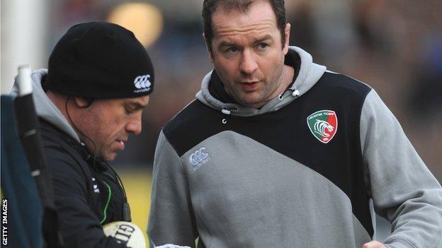 Geordan Murphy (right) and Richard Cockerill