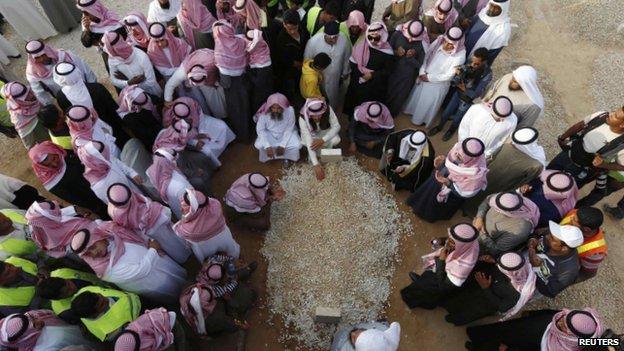 King Abdullah's grave