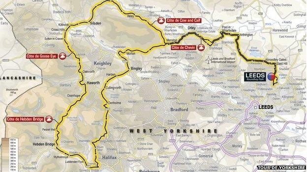 The long 140km sportive route