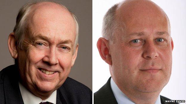 Welsh MPs Wayne David and Albert Owen