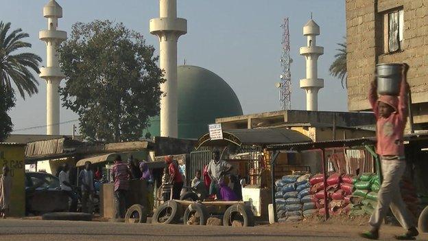 Mosque in Jos city, January 2015