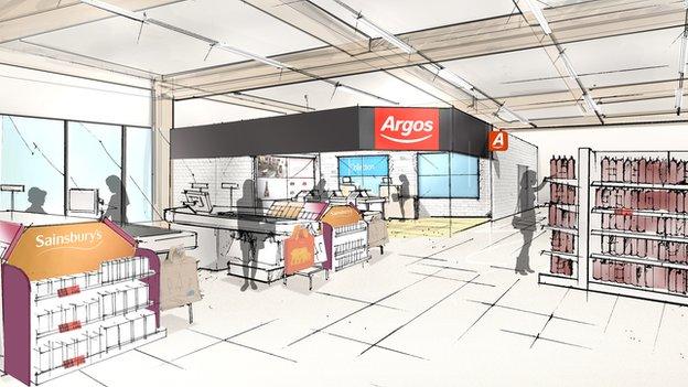 Argos concession mock-up