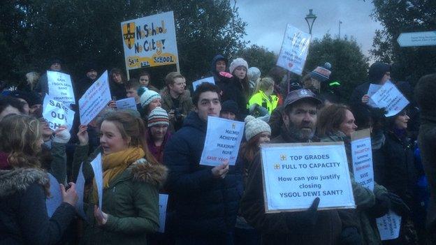 Pembrokeshire protest