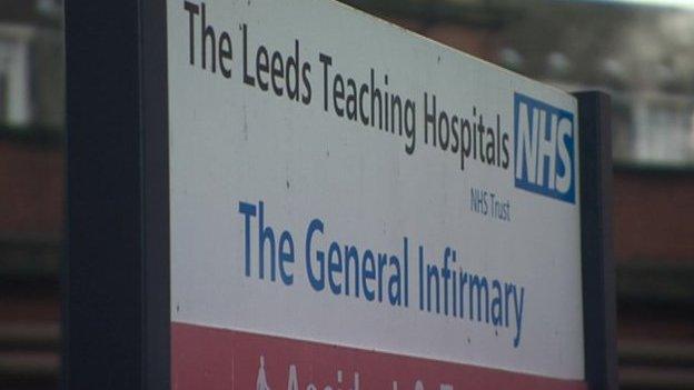 Leeds General Infirmary sign