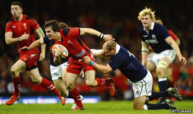 Wales v Scotland in the 2014 Six Nations