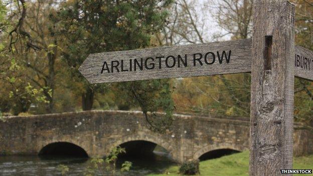 Arlington Row sign